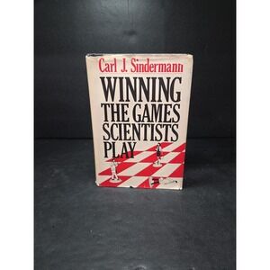 Winning the Games Scientists Play by C. J. Sindermann, 1982 Hardcover, Autograph